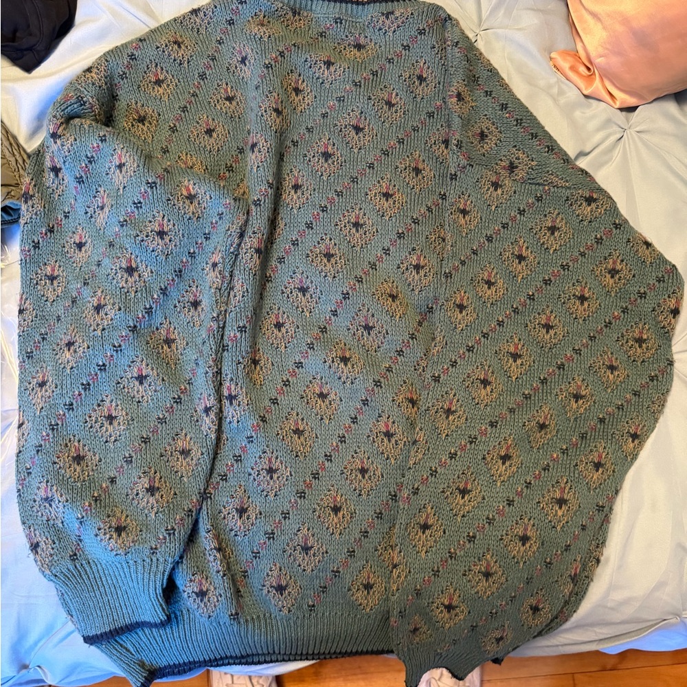 Vintage- styled men’s knit sweater. Size L! - Picture 2 of 3